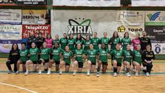 Equipo femenino s�nior del Balonm�n Xiria, que se ha clasificado de forma brillante para la fase final a cuatro.