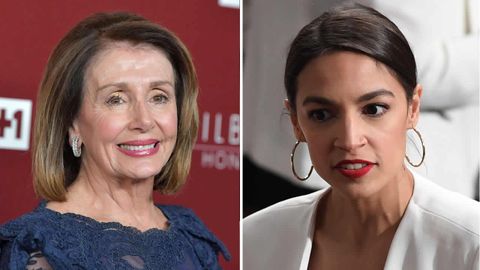 La presidenta de la C�mara de Representantes, Nancy Pelosi, y la congresista Alexandria Ocasio-Cortez, objetivos del detenido