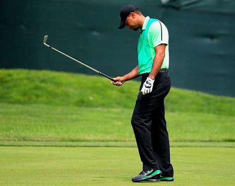 Woods cabizbajo, una imagen cada vez m�s habitual. 