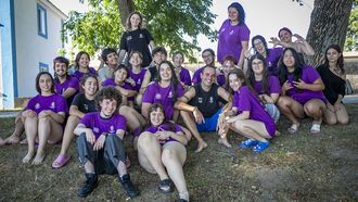 Integrantes de Turbina, en Boiro