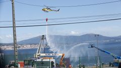 El incendio en las instalaciones de Jealsa en im�genes