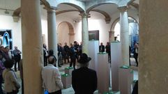 Francisco Fresno explica su instalaci�n en el Museo de Bellas Artes de Asturias