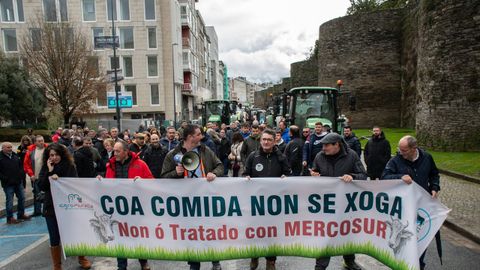 Agricultores y ganaderos espa�oles se manifestaron en reiteradas ocasiones contra el acuerdo de Mercosur