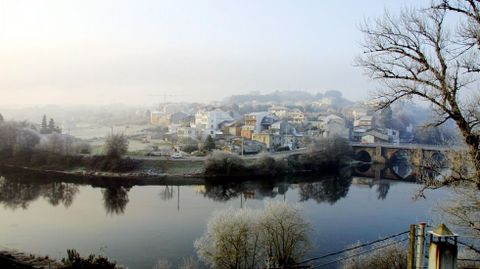 Frío amanecer en Lugo.