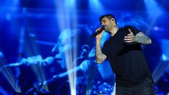 El cantante y compositor Melendi ofrece este lunes en Oviedo un concierto dentro su gira '20 aos sin noticias', coincidiendo con las Fiestas de San Mateo