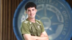Hugo Burcio debut� en Primera y se ha convertido en uno de los fijos de Fredi en el�Celta Fortuna.