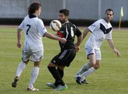 Los futbolistas del Lemos solo han podido cobrar una n�mina de las dos que exig�an. 