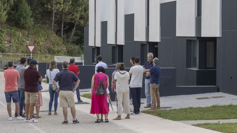 Los afectados se concentraron este jueves en la urbanizacin residencial San Marcos. 