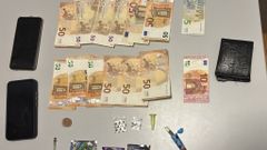 Dinero incautado a los detenidos en Vigo
