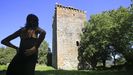 Torre del Homenaje de Castroverde que formó parte del castillo medieval a la espera de su puesta a punto algún día para las visitas