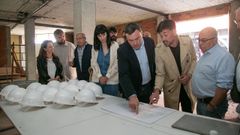 Formoso conoci el proyecto de la nueva sede de la asociacin A Creba