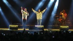 Beret en una imagen de su actuaci�n de O Son Do Cami�o en el 2019
