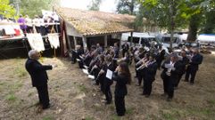 La banda Eduardo Pondal, en San Fins do Castro, este pasado agosto