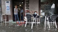 Las fotos del aguacero en Monforte