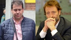 El coordinador de SPJ-USO en Galicia, Julio Bouza, y el abogado Antonio Armenteros.