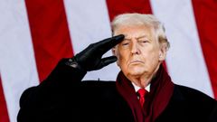 Turmp, en una imagen de ayer en Virginia