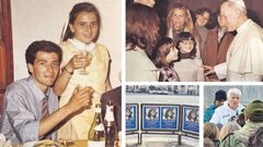 A la izquierda Pietro con su hermana Emanuela. Arriba a la derecha una visita del papa Juan Pablo II a la familia y abajo Pietro en la actualidad y carteles con la desaparici�n de Emanuela Orlandi