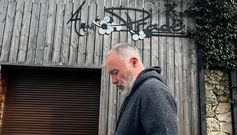 Iv�n Prado, na s�a adega A man de Prado, en Sober.