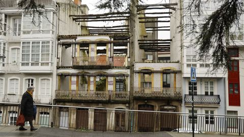 Estado actual en el que se encuentra el n�mero 8 de la calle Santa Luc�a