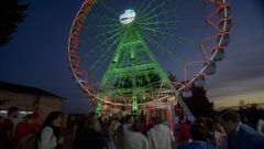 Las barracas del San Froil�n ya atra�an a los lucenses antes de empezar la fiesta oficialmente.