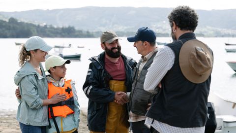 Fotograma de la pel�cula �Leo & Lou�, rodada entre Ares, Ferrol y Nar�n. 