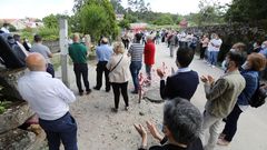 Homenaje en Tui a los fallecidos por la explosi�n