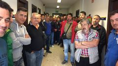 Piquetes en el edificio de la Direcci�n Provincial de Mobilidade