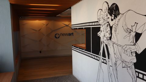 Interiores del estudio de New Art.