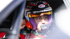 El piloto argentino de ralis Juan Cruz Yacopini, durante el Dakar del 2025.