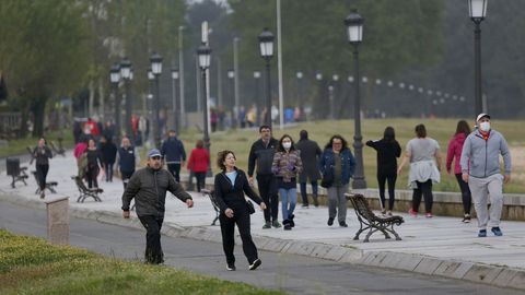 Paseo de Coroso, en Ribeira