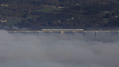 Imagen de las nieblas que se formaron en Galicia