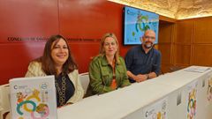 Natividade Gonz�lez, M�riam Louzao e Xaqu�n L�pez presentaron este xoves a programaci�n