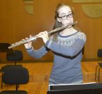 La joven burelense Silvia Rozas, de 17 a�os, joven talento. 