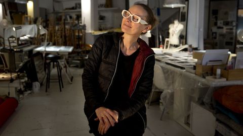 Gosia Trebacz, artista afincada en la ciudad, dice que crear es su mejor terapia