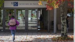 Facultade de Psicoloxa en el campus de Santiago, en una foto de archivo