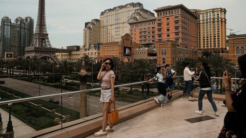Francisco Coimbra ambientou a s�a novela en Macau, onde os casinos forman parte da paisaxe coti� da cidade.
