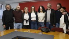 Una foto hist�rica del grupo socialista de Lugo cuando Lara M�ndez anunci� su marcha al Parlamento y en la que aparecen los fallecidos Pablo Permuy, Paula Alvarellos y Olga L�pez Racamonde