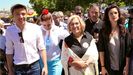 Manuela Carmena, junto a ��igo Errej�n, Esther G�mez Morante y Clara Serra S�nchez