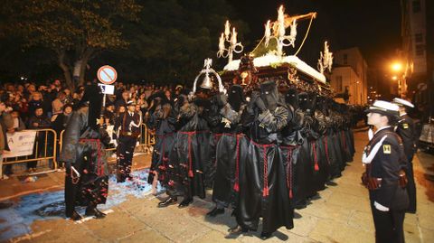 Procesin de Jess atado a la columna, en Ferrol