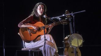 Ant�a Mu��o, nun concerto en Carballo.
