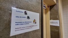 Uno de los ascensores del ambulatorio est� estropeado y van a cambiarlo