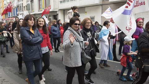 Concentraci�n en Cee de la plataforma �8M Costa da Morte�