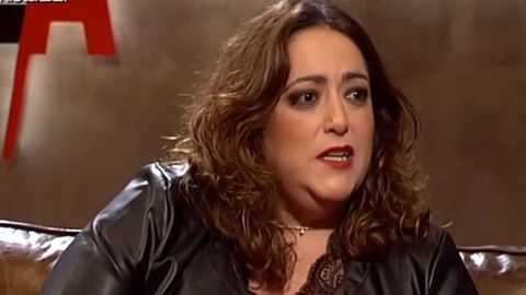 La periodista Patricia L�pez, en una imagen de televisi�n