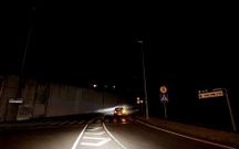 El acceso al t�nel de Eir�s desde Casablanca sigue sin luz.