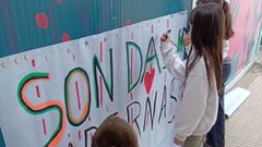 Alumnos del CEIP Marc�n, en Pontevedra, implicados con la carrera y concierto solidarios a favor de la oeneg� Save The Children