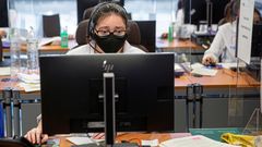 Trabajadora del grupo multidisciplinar de rastreadores de  Logro�o 