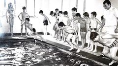 As� era el colegio Pedro Barri� de la Maza, de Mondego, en Sada