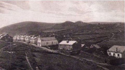 Barrio minero de Silvarosa en 1910