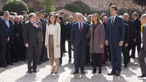 La Reina Letizia durante su visita a Lerma