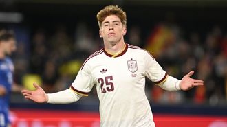 V�ctor Mu�oz, tras su tanto contra Serbia.